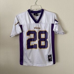Minnesota Vikings Youth Reebok Jersey #28 Adrian Peterson,‎ Size Medium